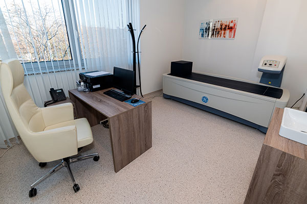 Room for osteodensitometry, Institute of occupation health ST Medicina, Novi Sad.